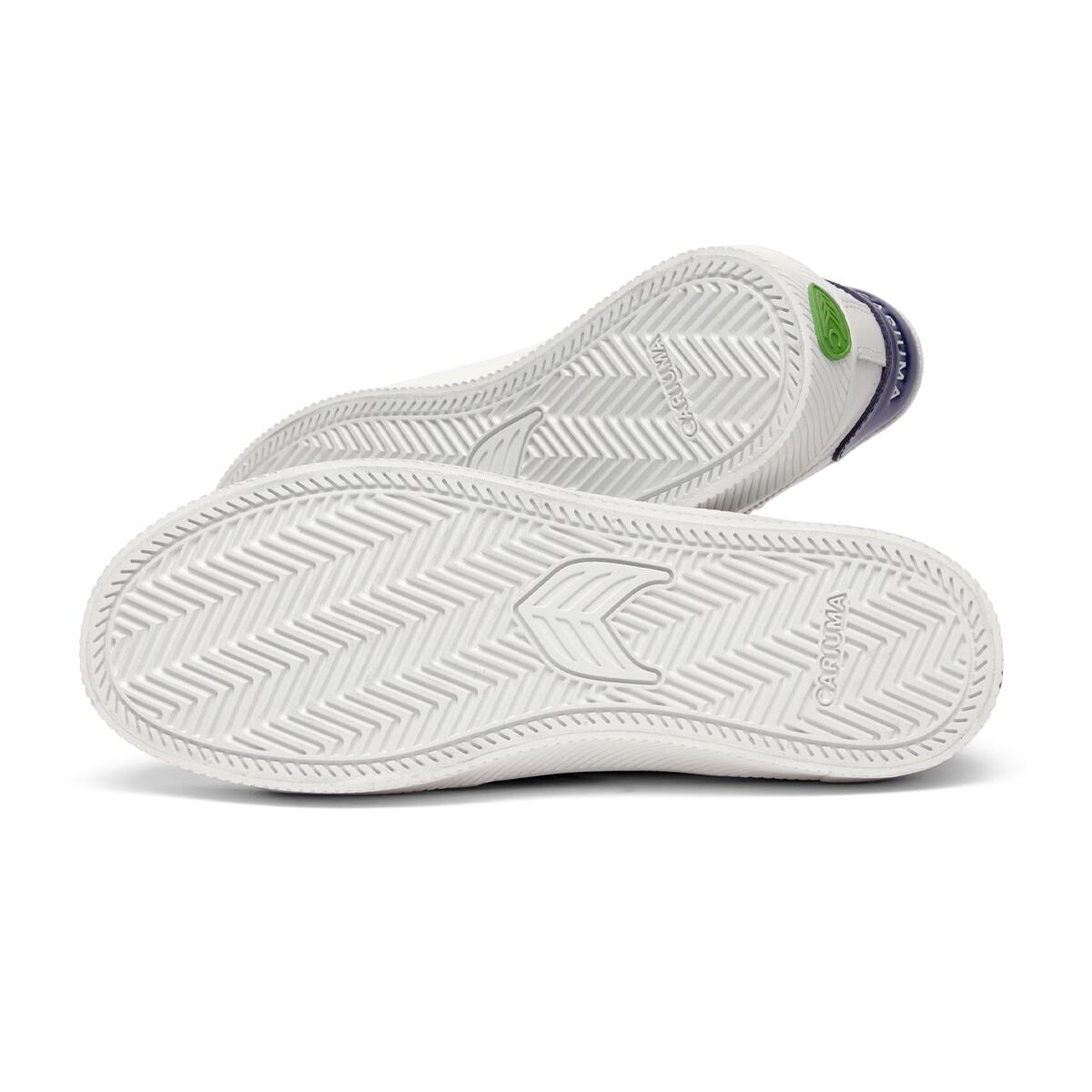 Buty męskie Cariuma SALVAS LEATHER WHITE BRIGHT NAVY LOGO