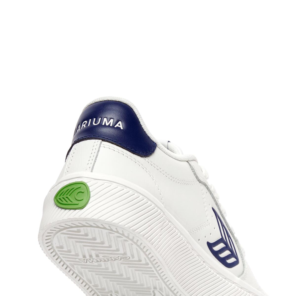 Buty męskie Cariuma SALVAS LEATHER WHITE BRIGHT NAVY LOGO 4/6