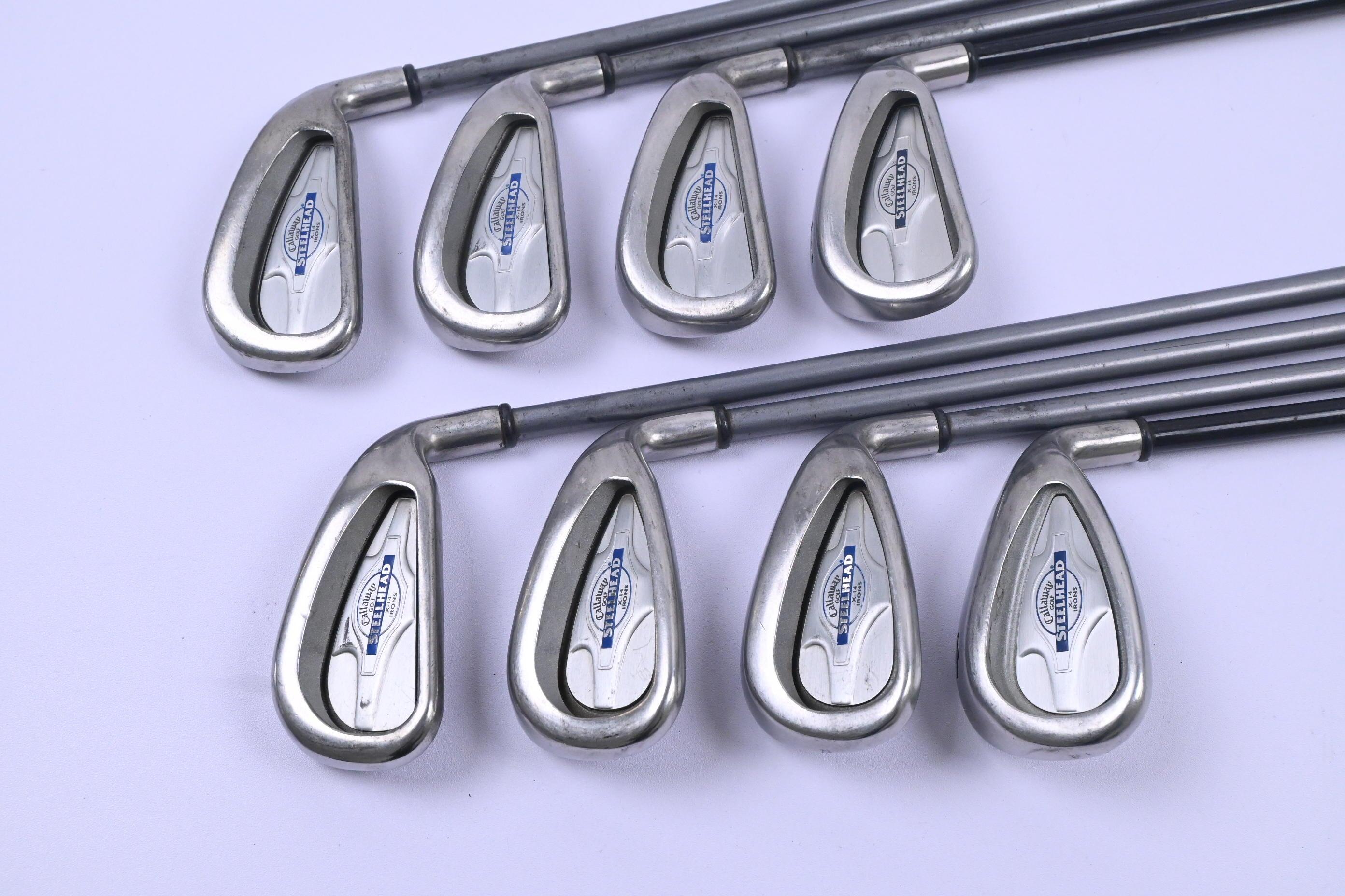 Callaway X-14 Irons / 3-PW / Regular Flex Big Bertha Steelhead X