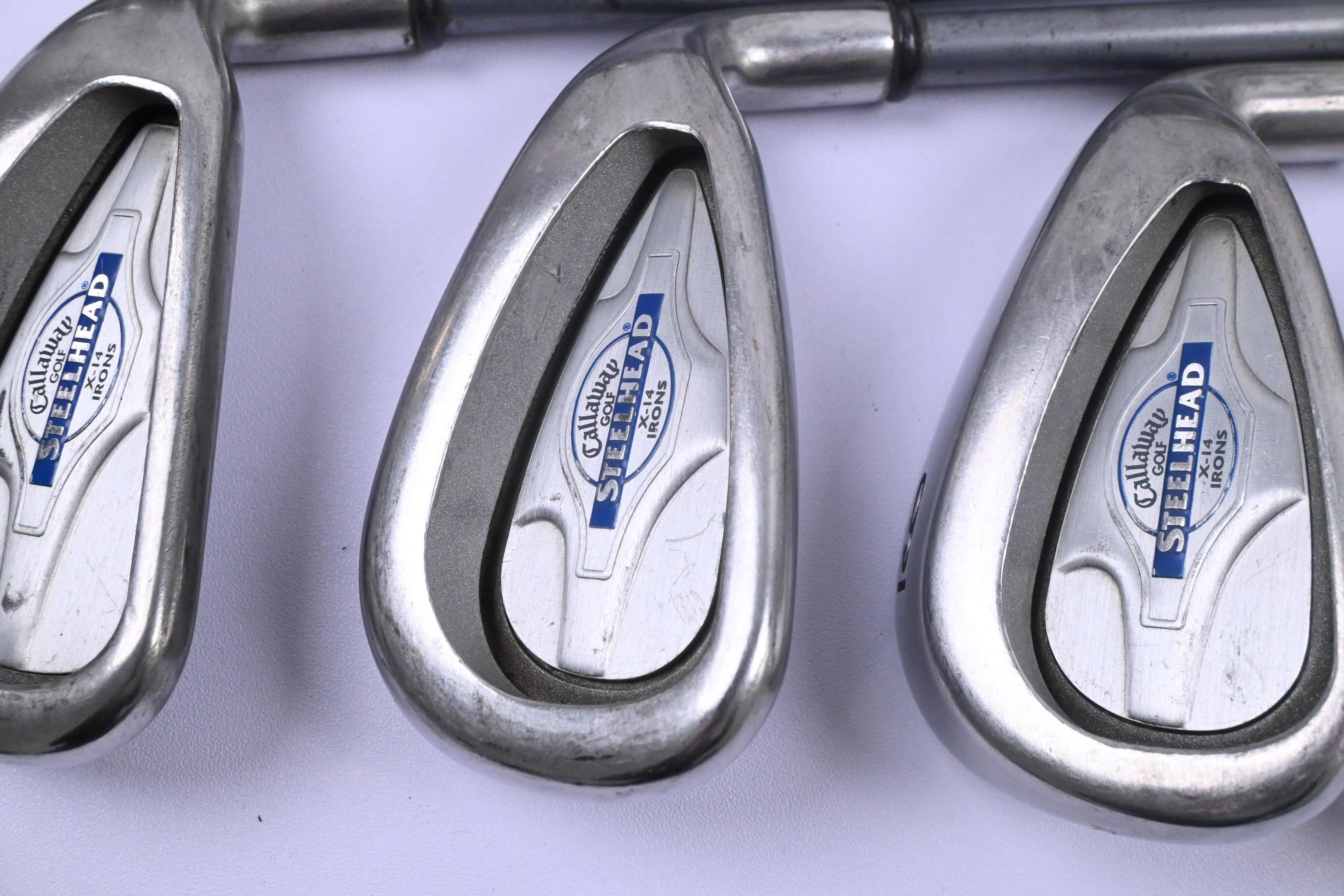 Callaway X-14 Irons / 3-PW / Regular Flex Big Bertha Steelhead X