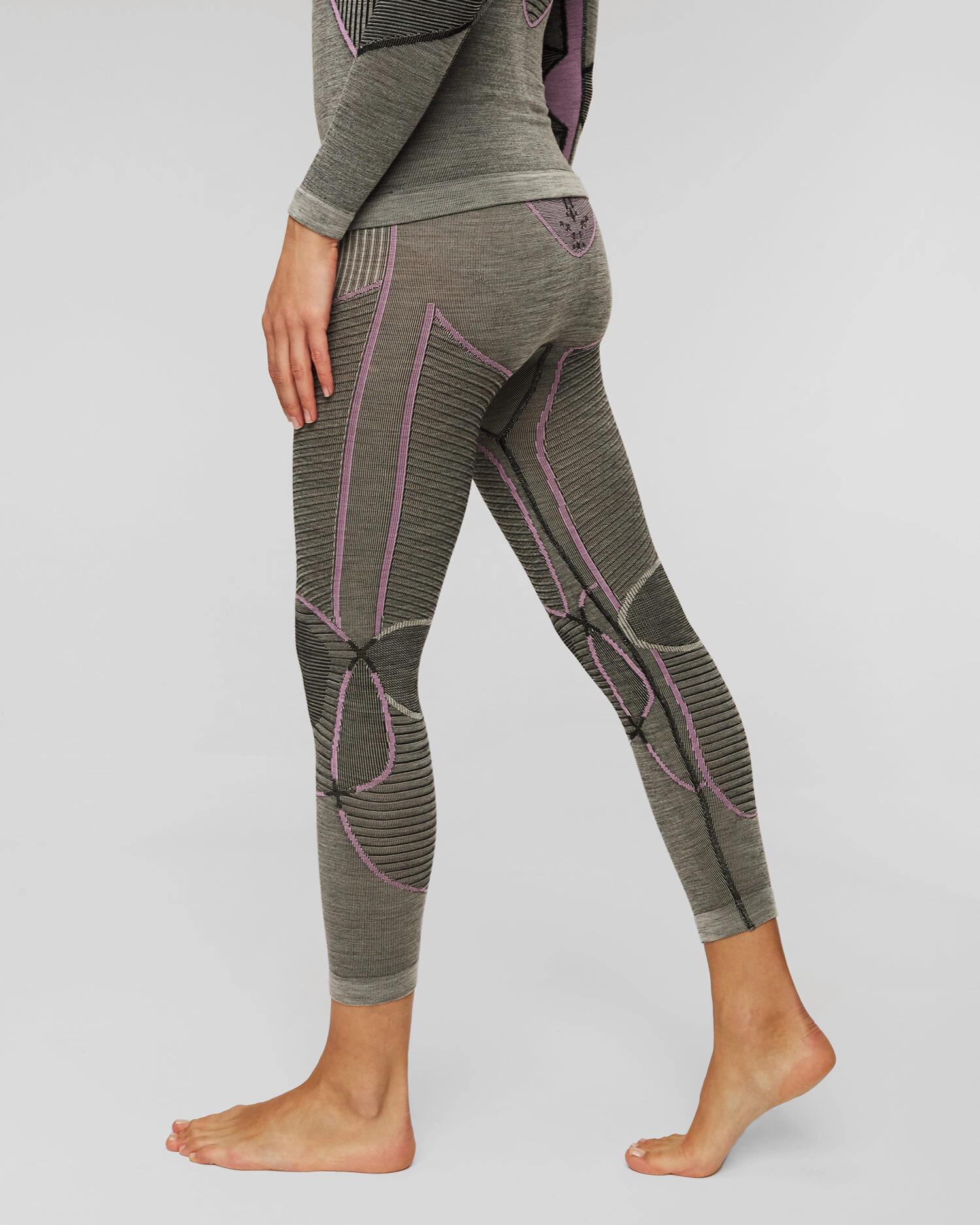 Leginsy termoaktywne damskie X-Bionic Merino Grey 3/5