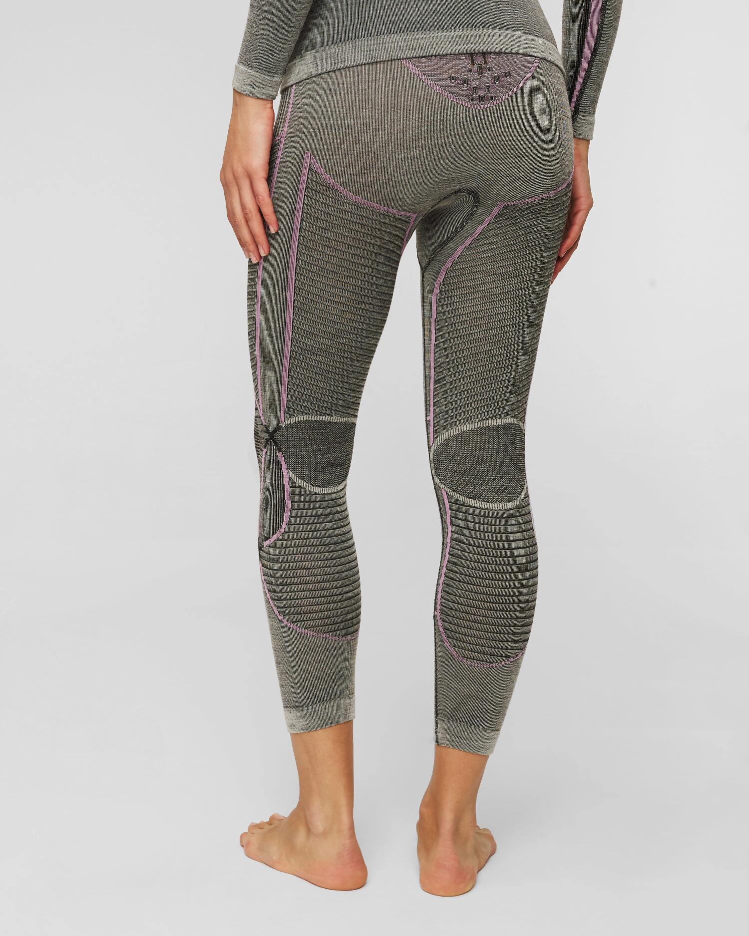 Leginsy termoaktywne damskie X-Bionic Merino Grey 4/5