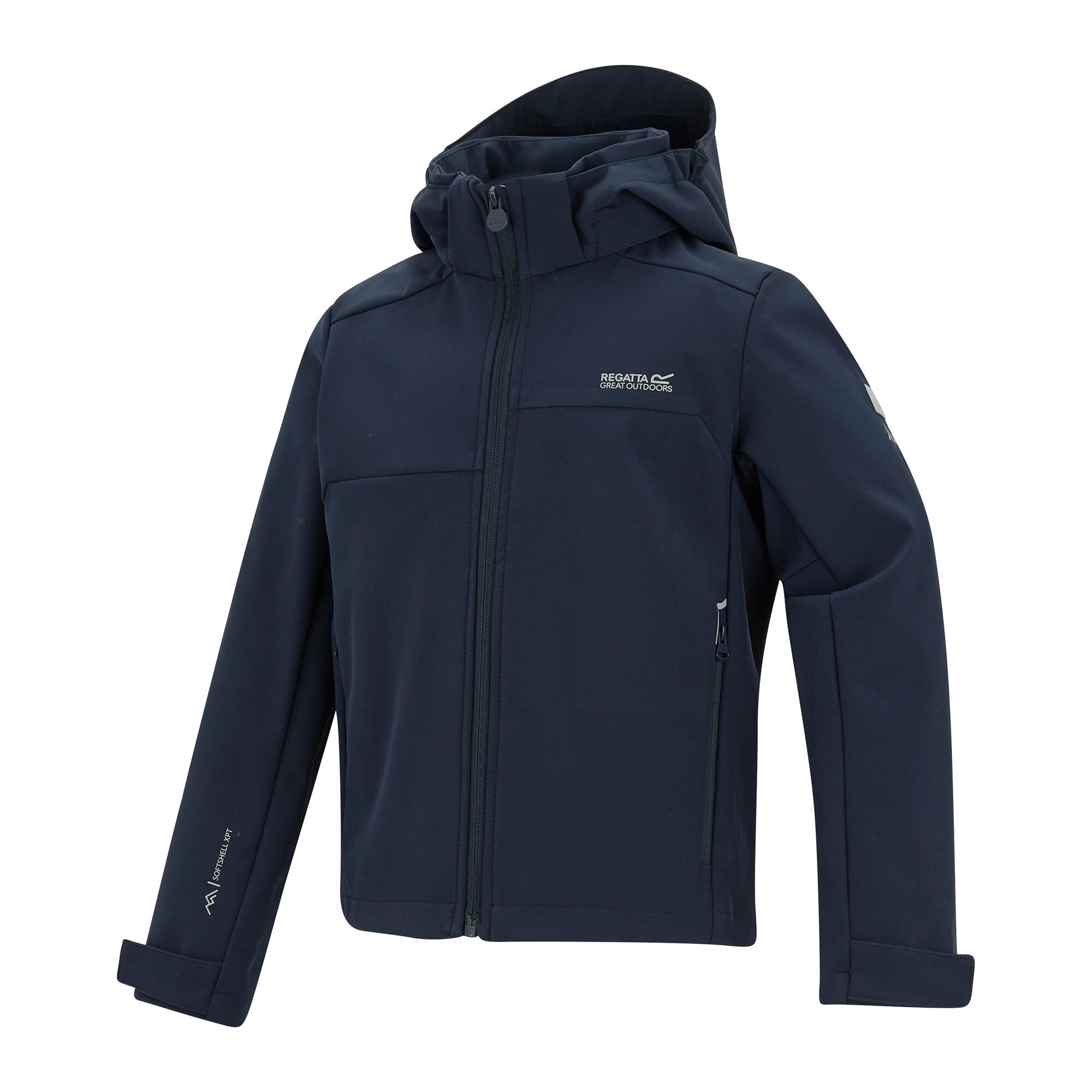 Soft Shell Jas Kinderen/Kinderen (Marine) 3/5