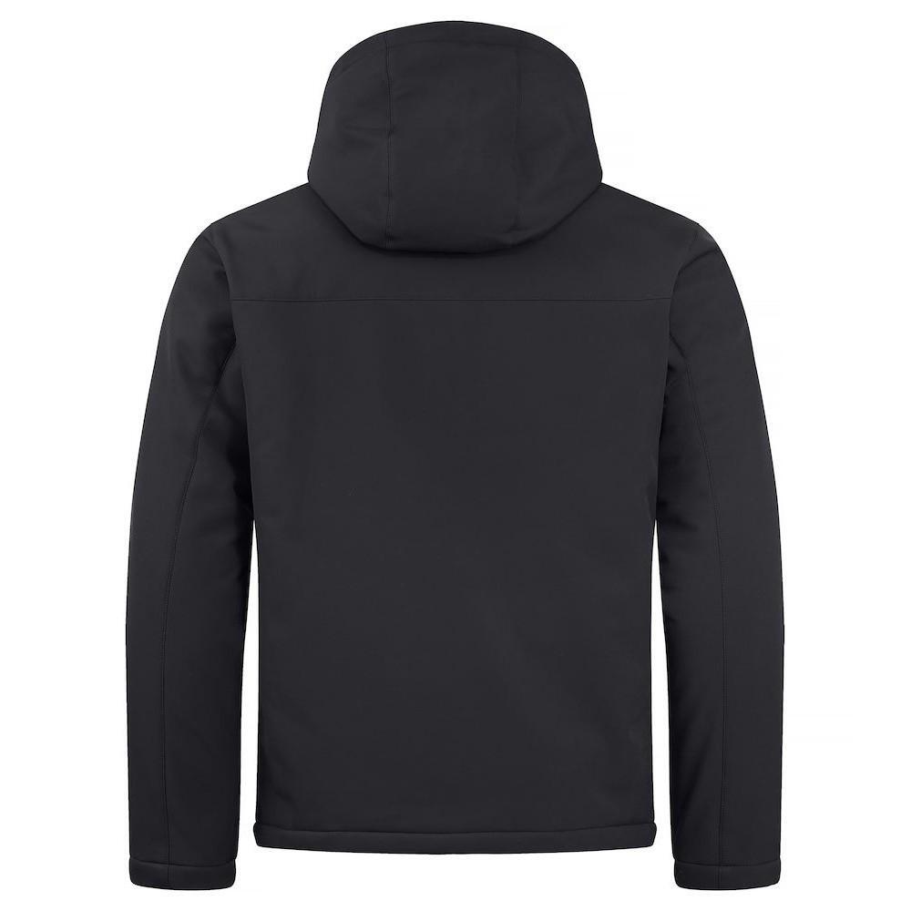 Mens Padded Soft Shell Jacket (Black) 2/6