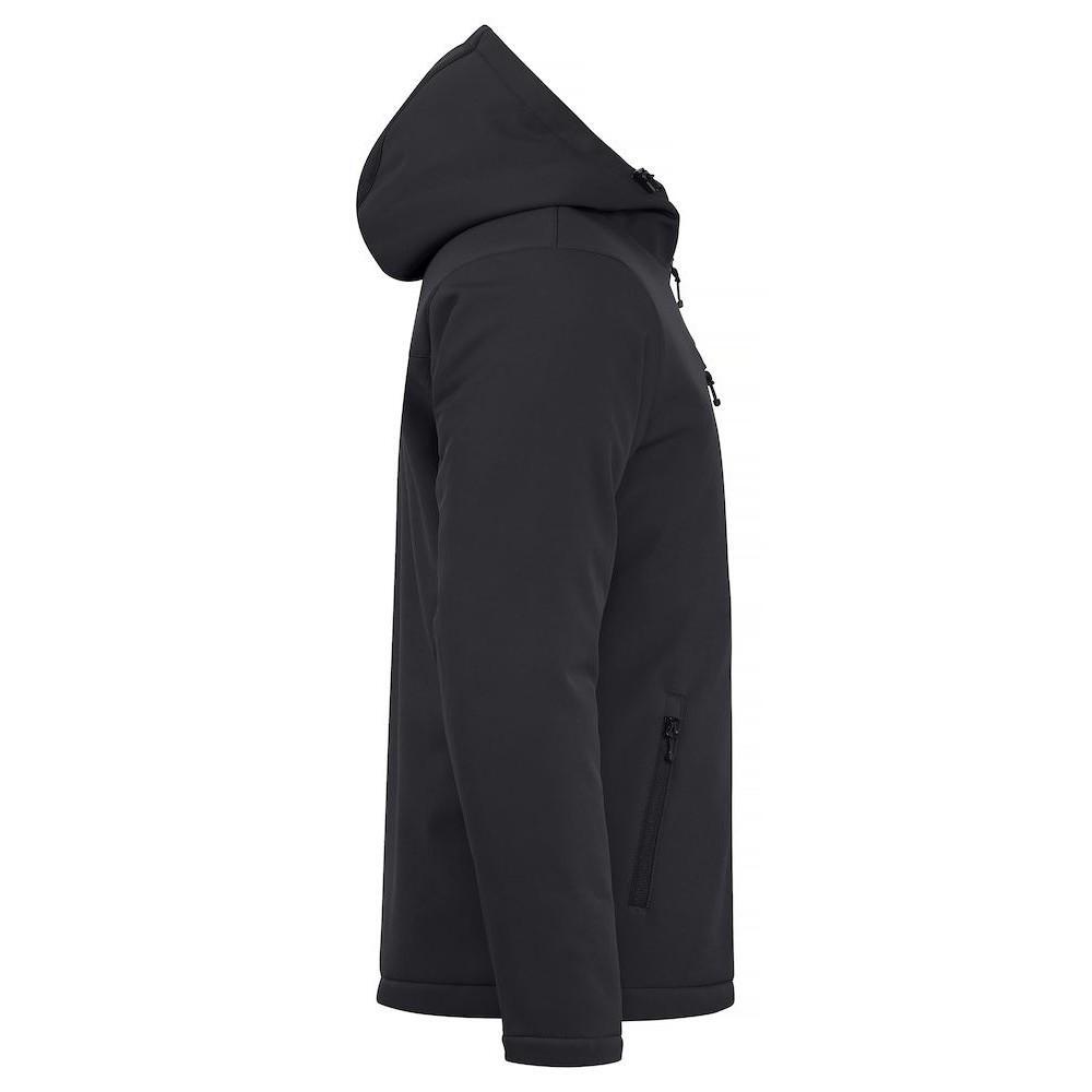 Mens Padded Soft Shell Jacket (Black) 4/6