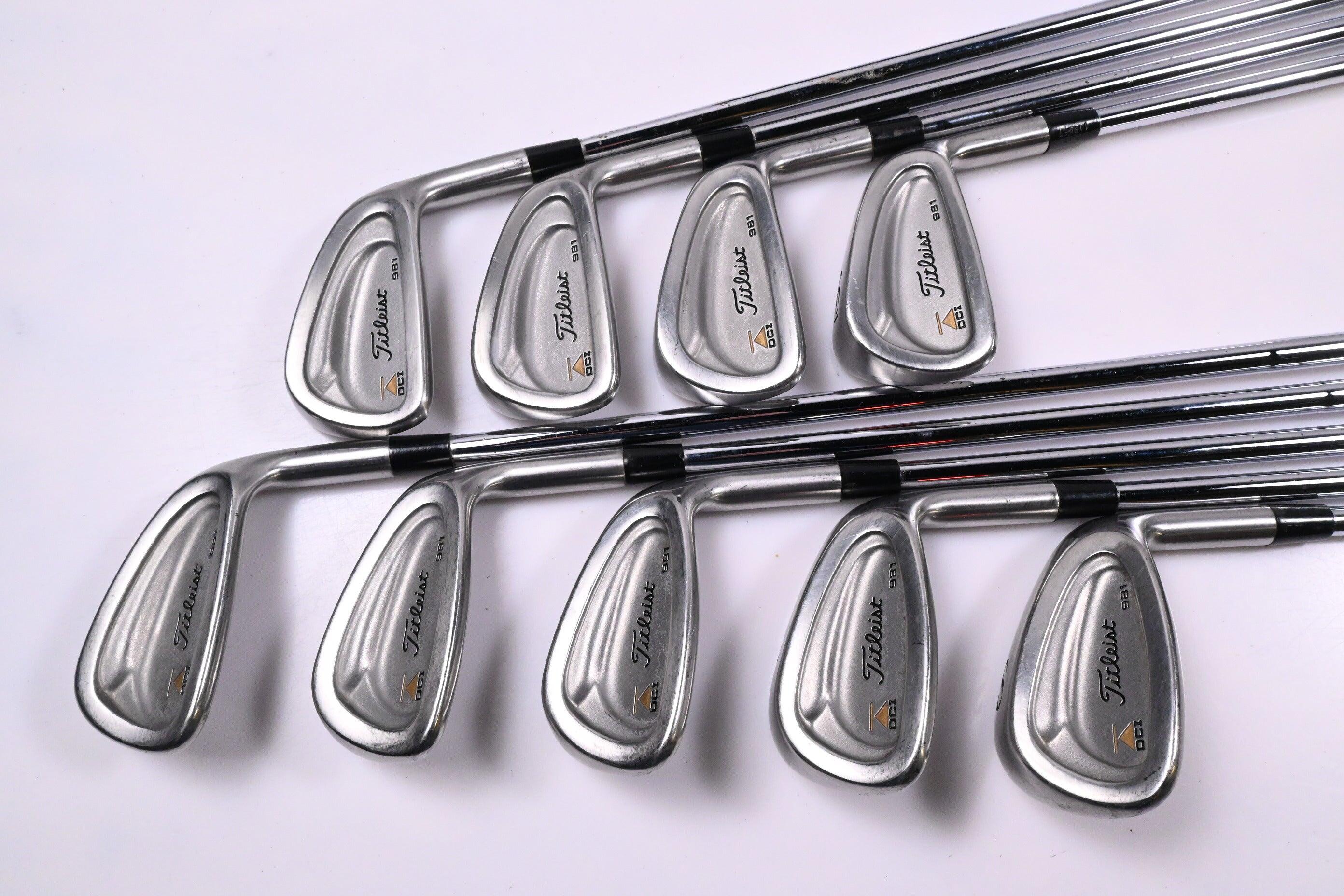 Titleist DCI 981 Irons / 3-PW+SW / Regular Flex Titleist Tri-Spec