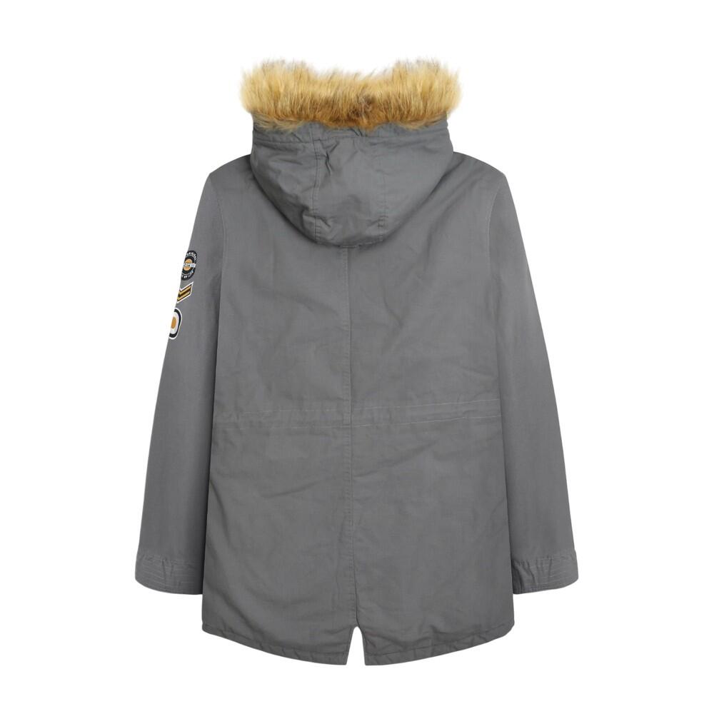 Mens Sherpa Lined Parka (Iron) 2/6