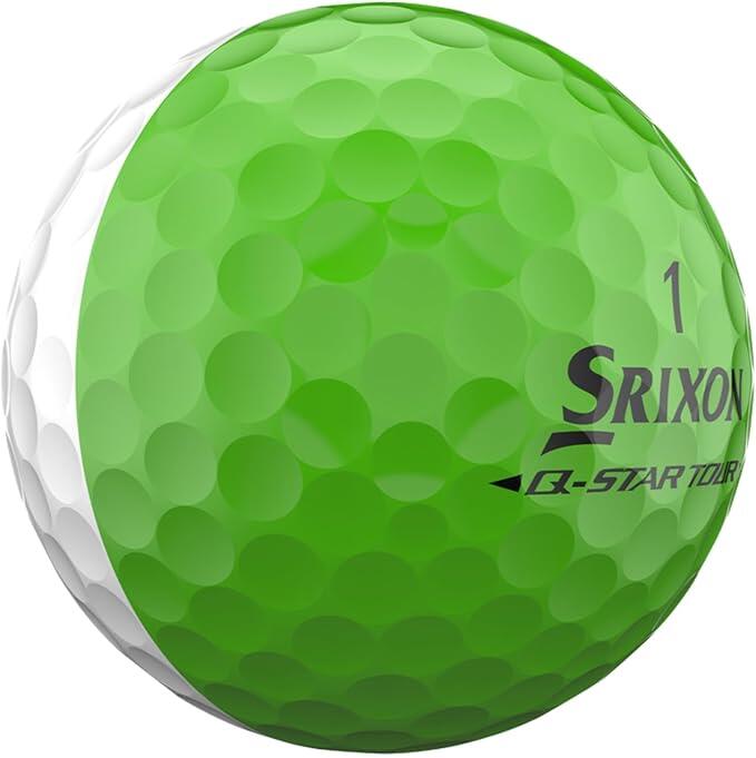 Srixon Q-Star Divide 2026, palline da golf colorate, 12 pezzi, verde 4/7