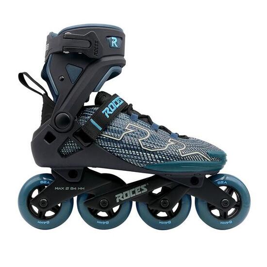 R-Evo 84 - Patines en línea - Adultos - Negro - Azul