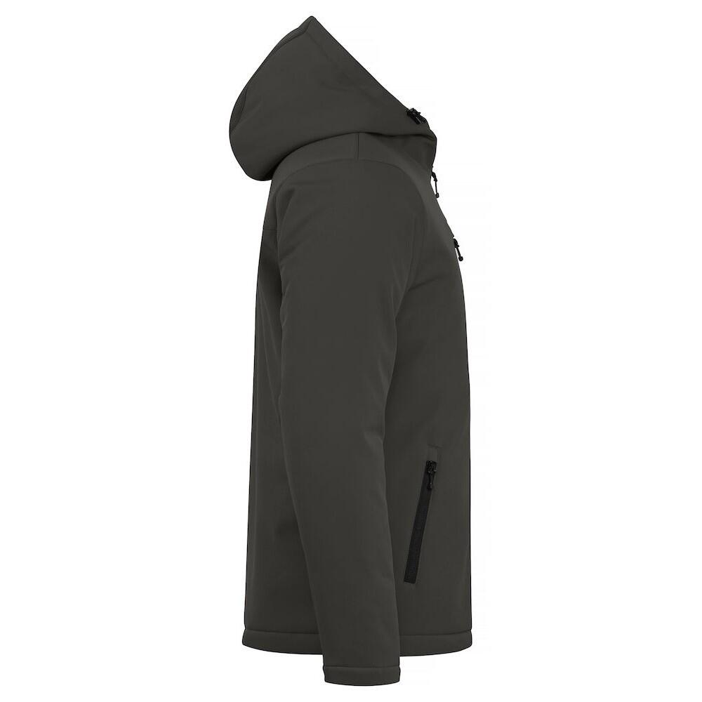 Giacca Soft Shell Imbottita Uomo Clique Grigio Scuro 4/6