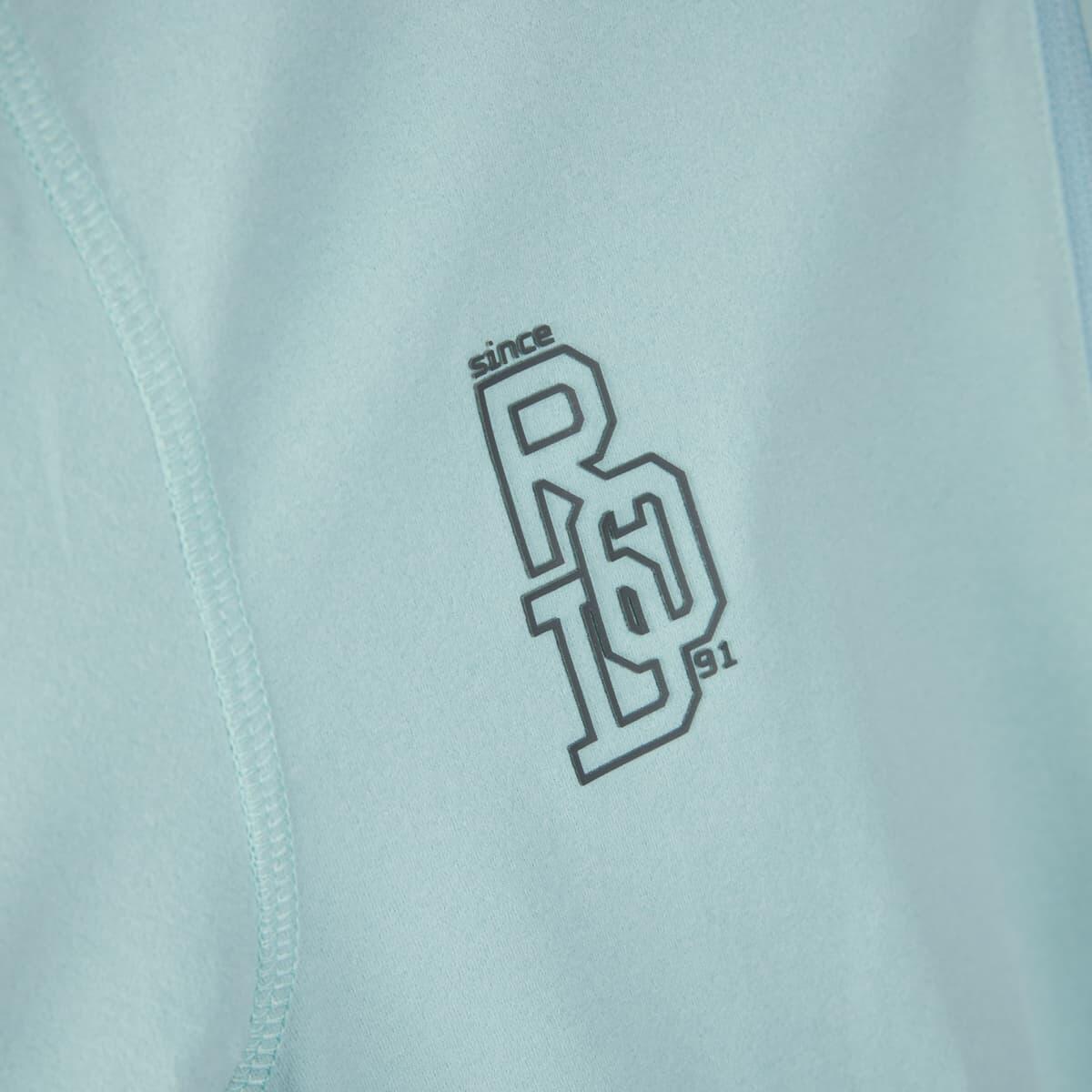 Dames hoodie met halve rits P-Hollow Sky W Lichtblauw 5/7