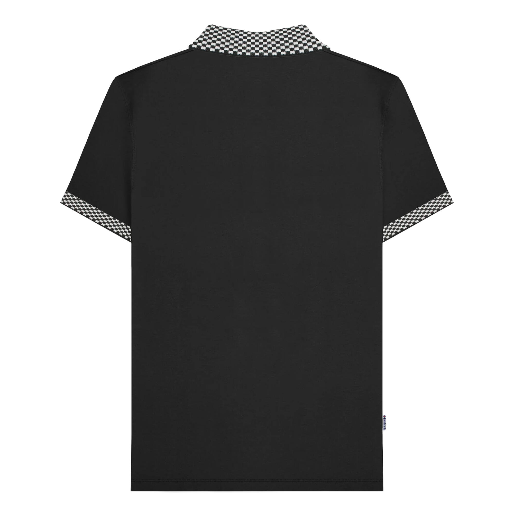 "SS25" Poloshirt für Herren Schwarz 2/2