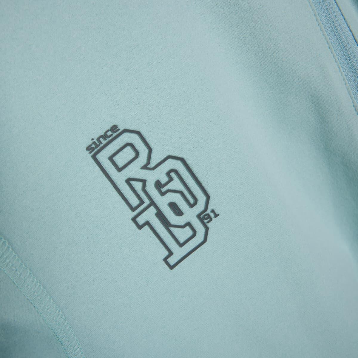 Dames hoodie met halve rits P-Hollow Sky W Lichtblauw 6/7