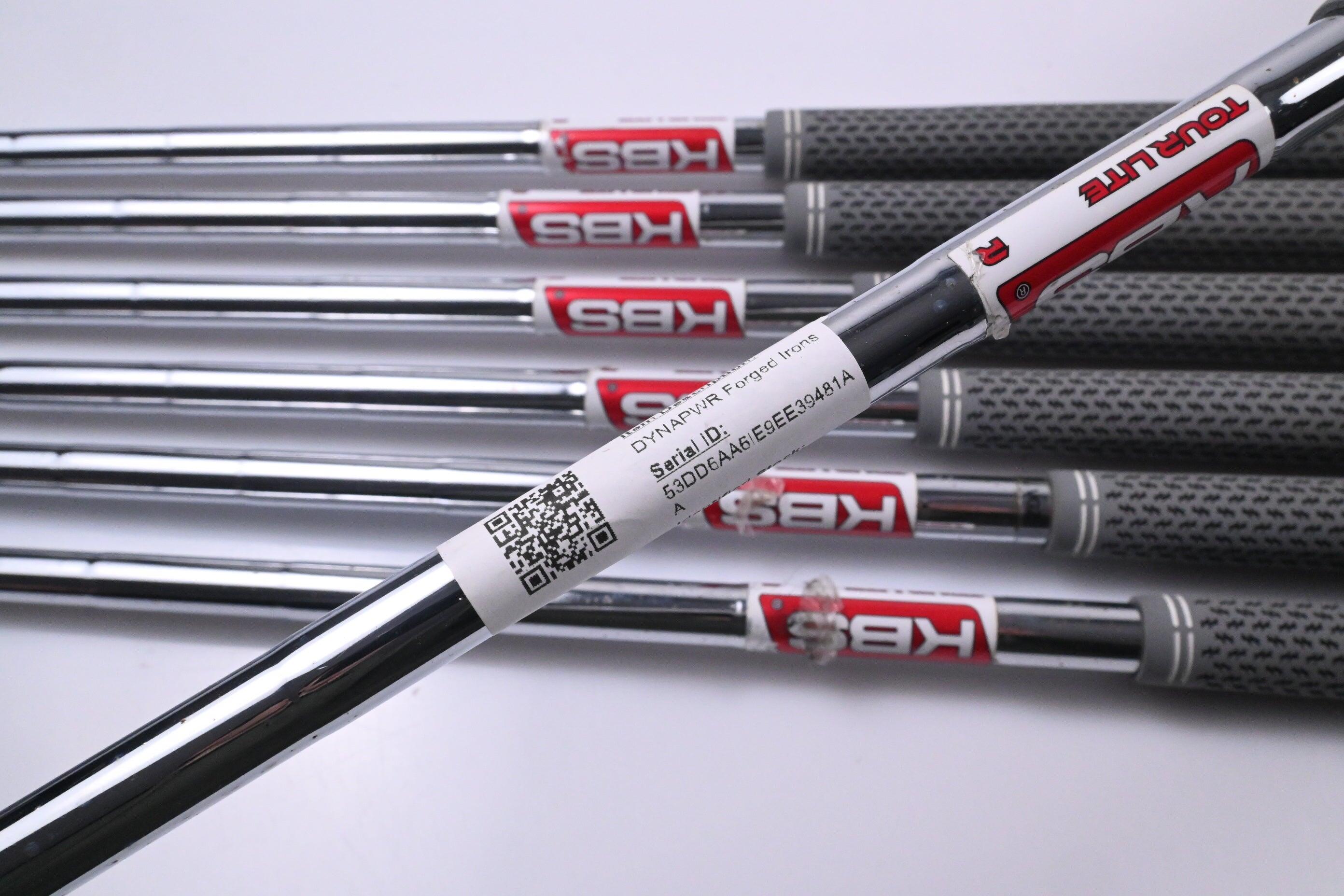 Set De Fers Wilson Staff Dynapwr Forged – 5-PW + GW – KBS Tour Lite Steel Stiff – Homme Droite