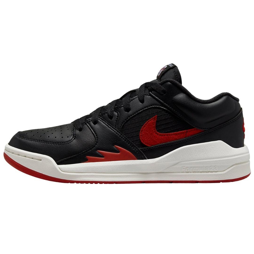 Scarpe Sportive Swoosh PelleDonna Nike Jordan Stadium 90 Nero Rosso Stampa 2/4