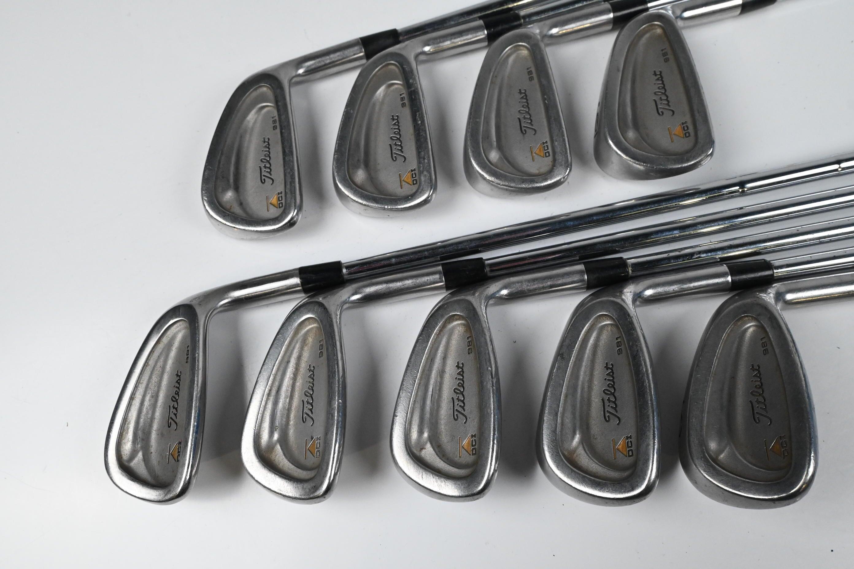 Titleist DCI 981 Irons / 3-PW+SW / Regular Flex Titleist Tri Spec