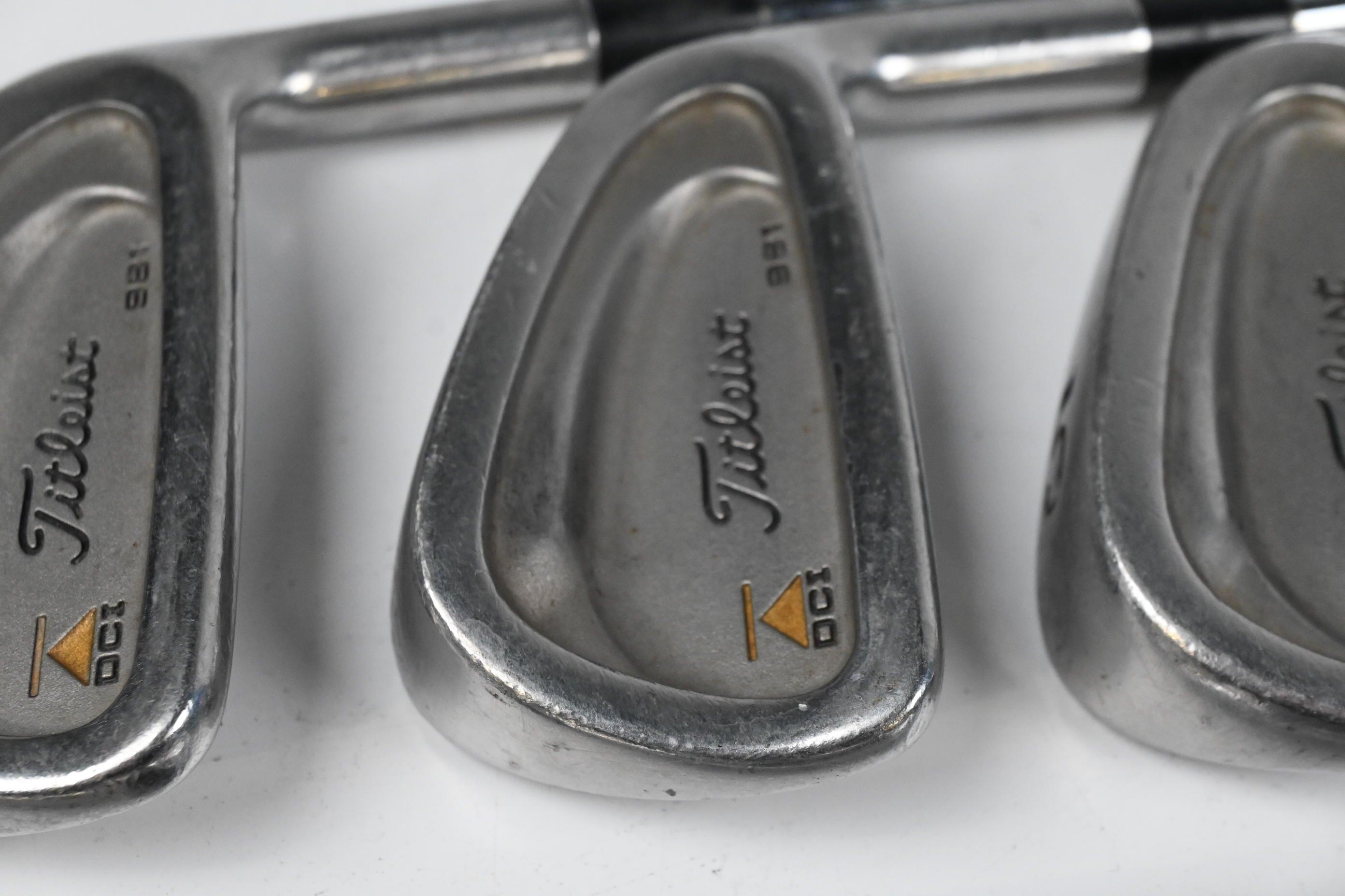 Titleist DCI 981 Irons / 3-PW+SW / Regular Flex Titleist Tri Spec