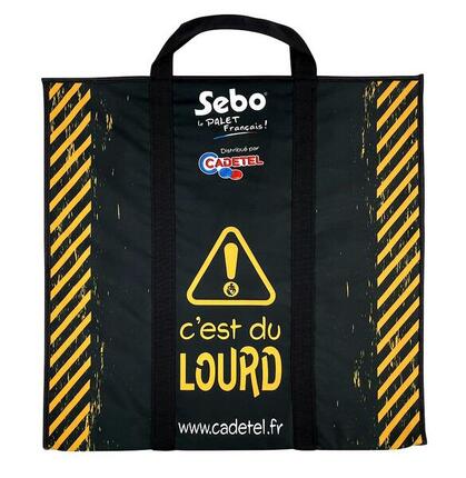 Housse de transport, avec poignée, pour plaque à palet vendéen en plomb