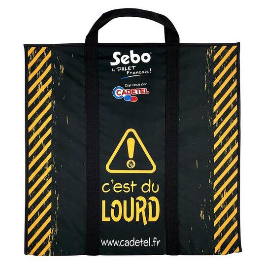 Housse de transport, avec poignée, pour plaque à palet vendéen en plomb