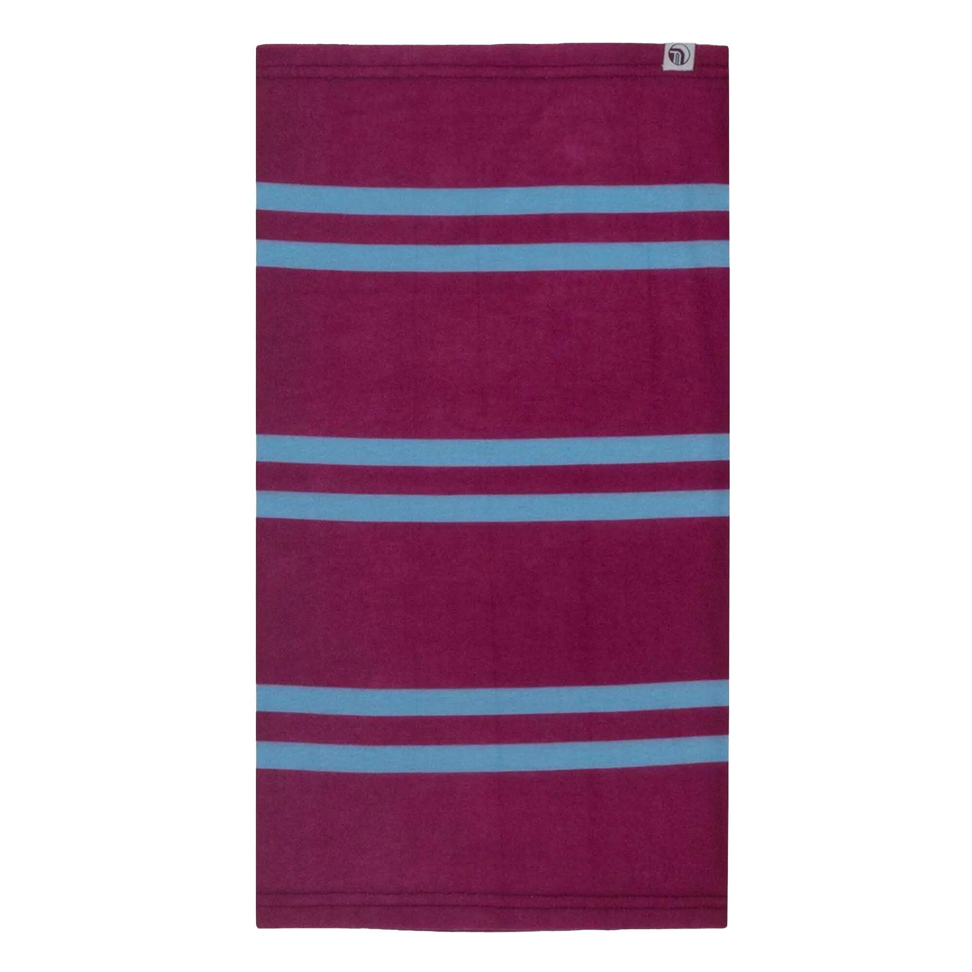 Snood Motif/style Rayé MANCHESTER (Rouge Bordeaux) 2/3