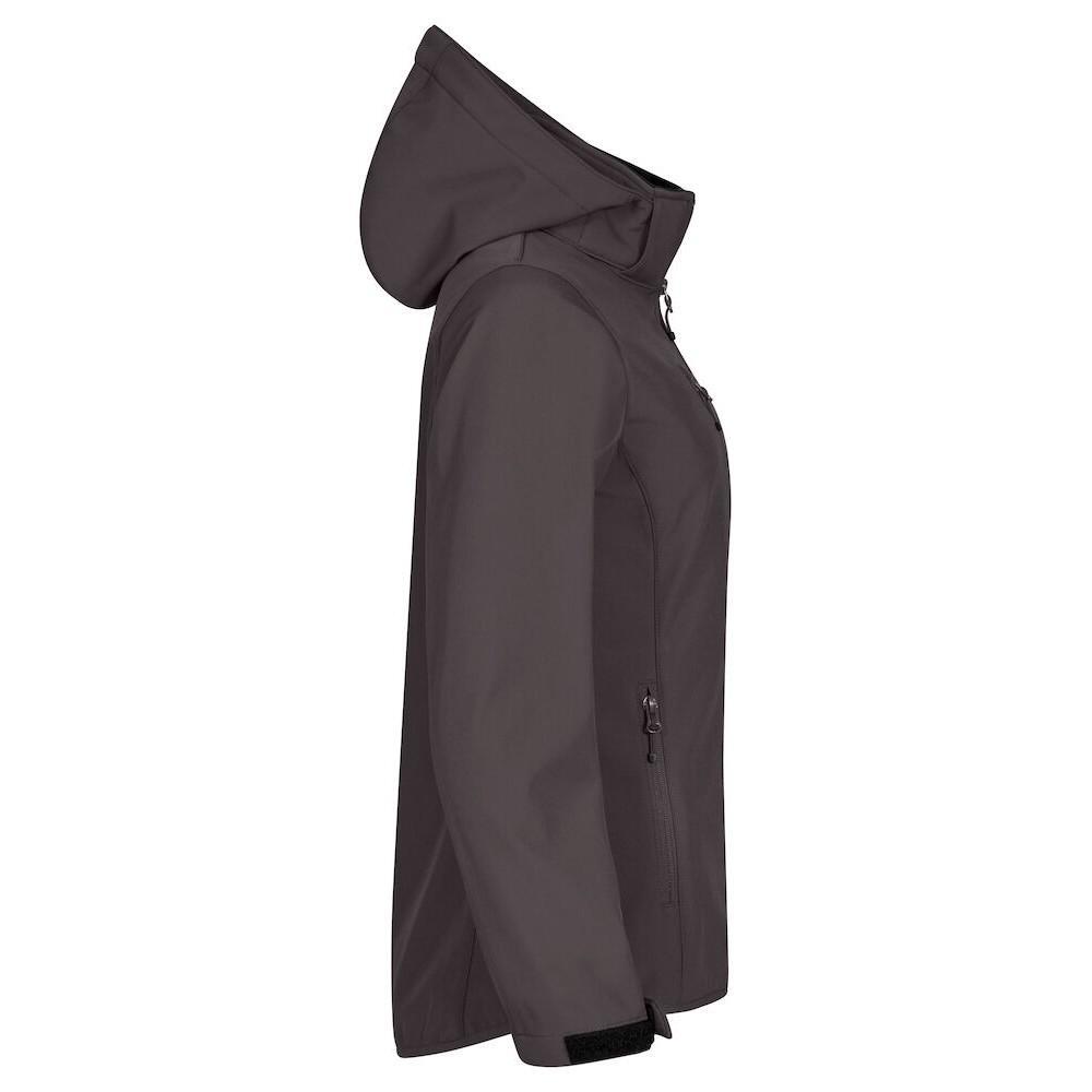 Giacca Soft Shell Donna Clique Classic Grigio Scuro 3/4