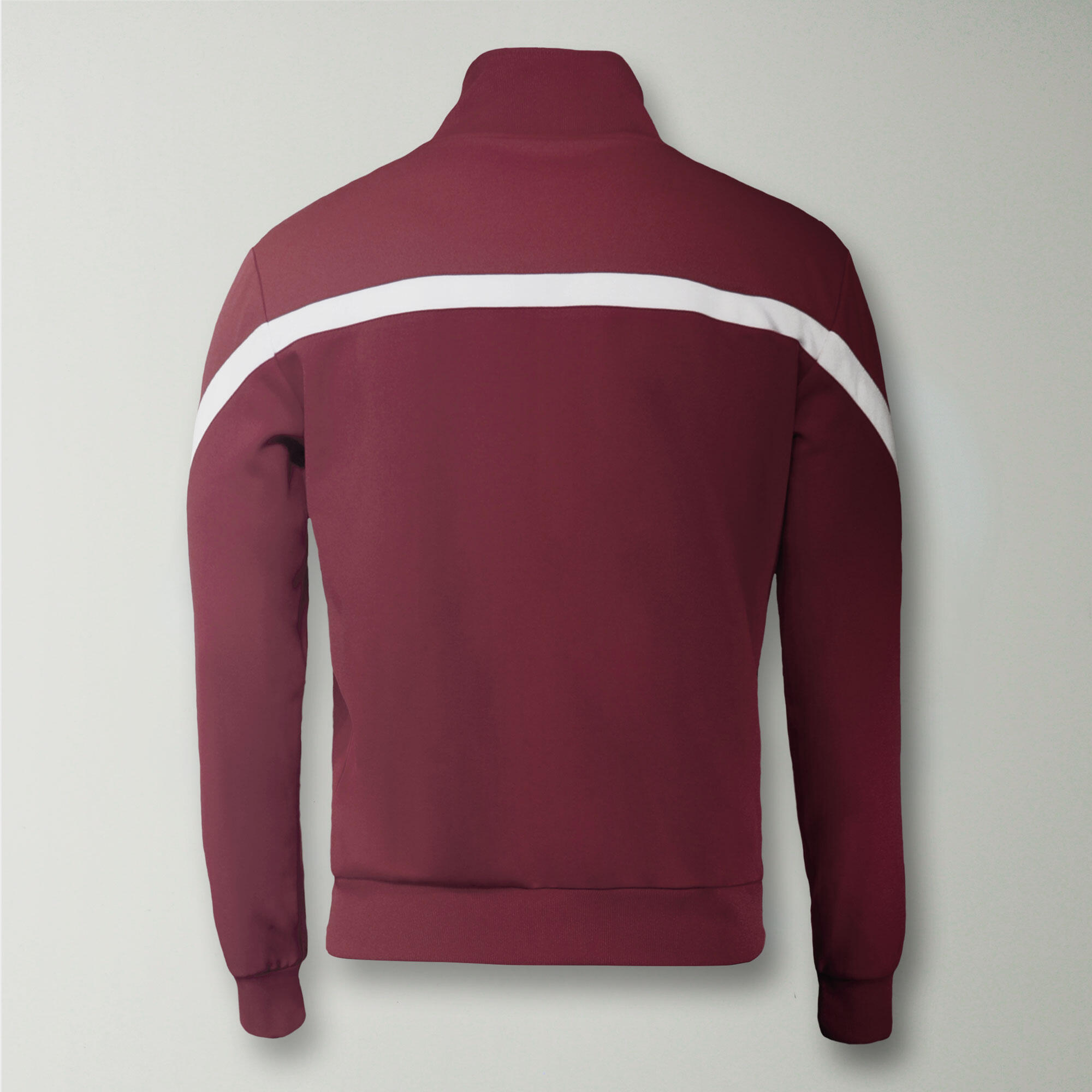 Veste de course Salvador bordeaux-blanc 2/4