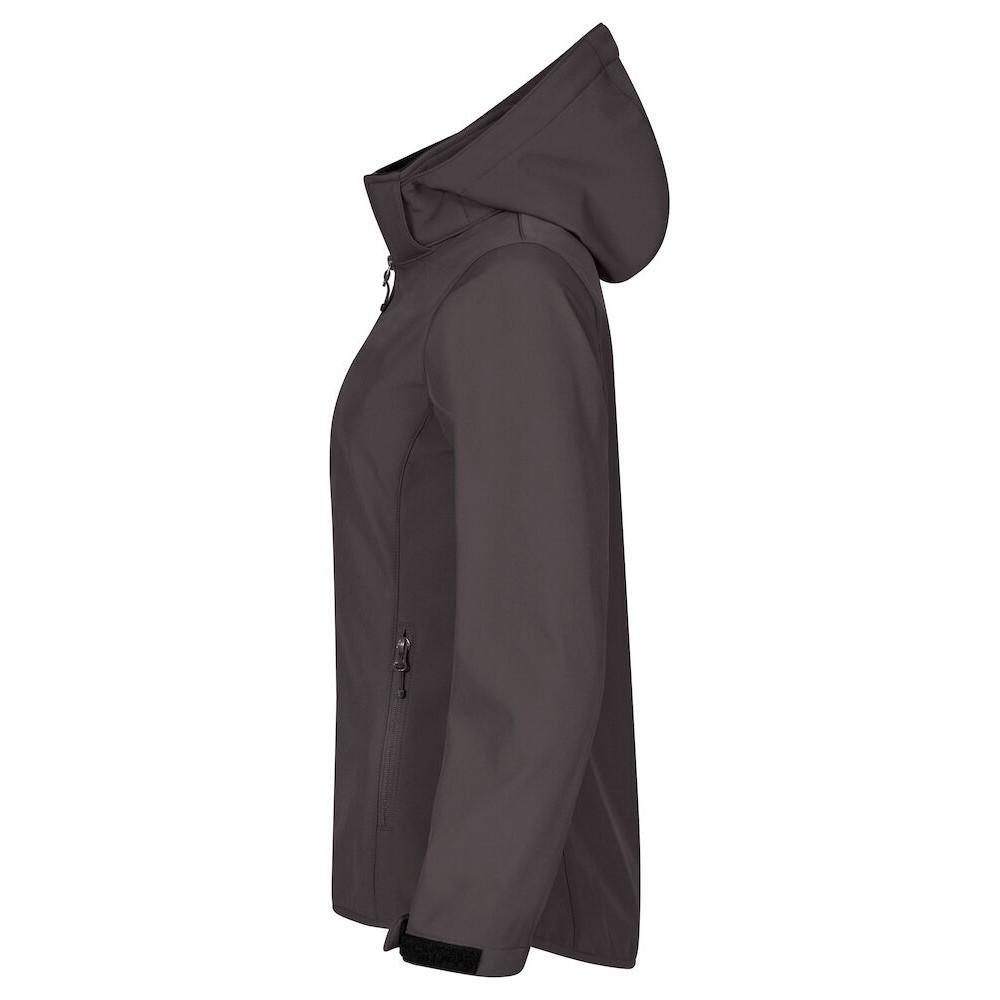 Giacca Soft Shell Donna Clique Classic Grigio Scuro 4/4