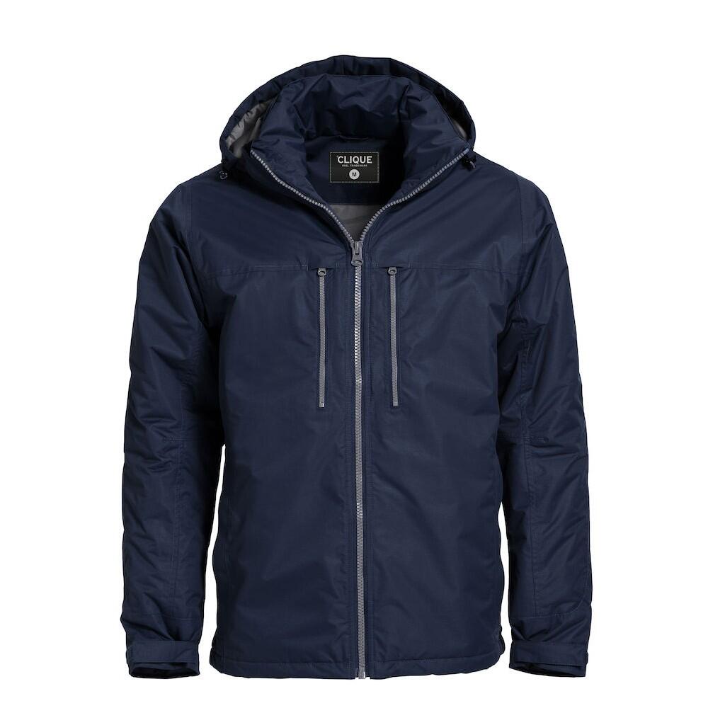 Giacca Impermeabile Uomo Clique Kingslake Blu Navy Scuro 2/6