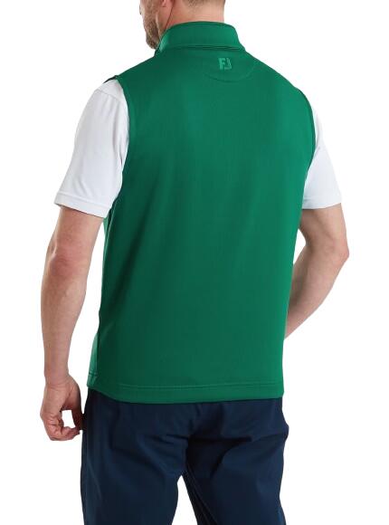 Chaleco Golf Footjoy Half-Zip Vest Hombre Verde 3/5