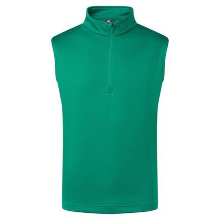Gilet de golf Footjoy à demi-zip pour homme, vert