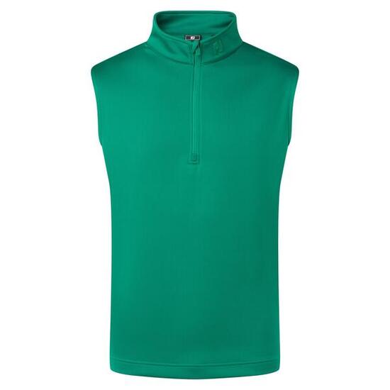 Gilet de golf Footjoy à demi-zip pour homme, vert