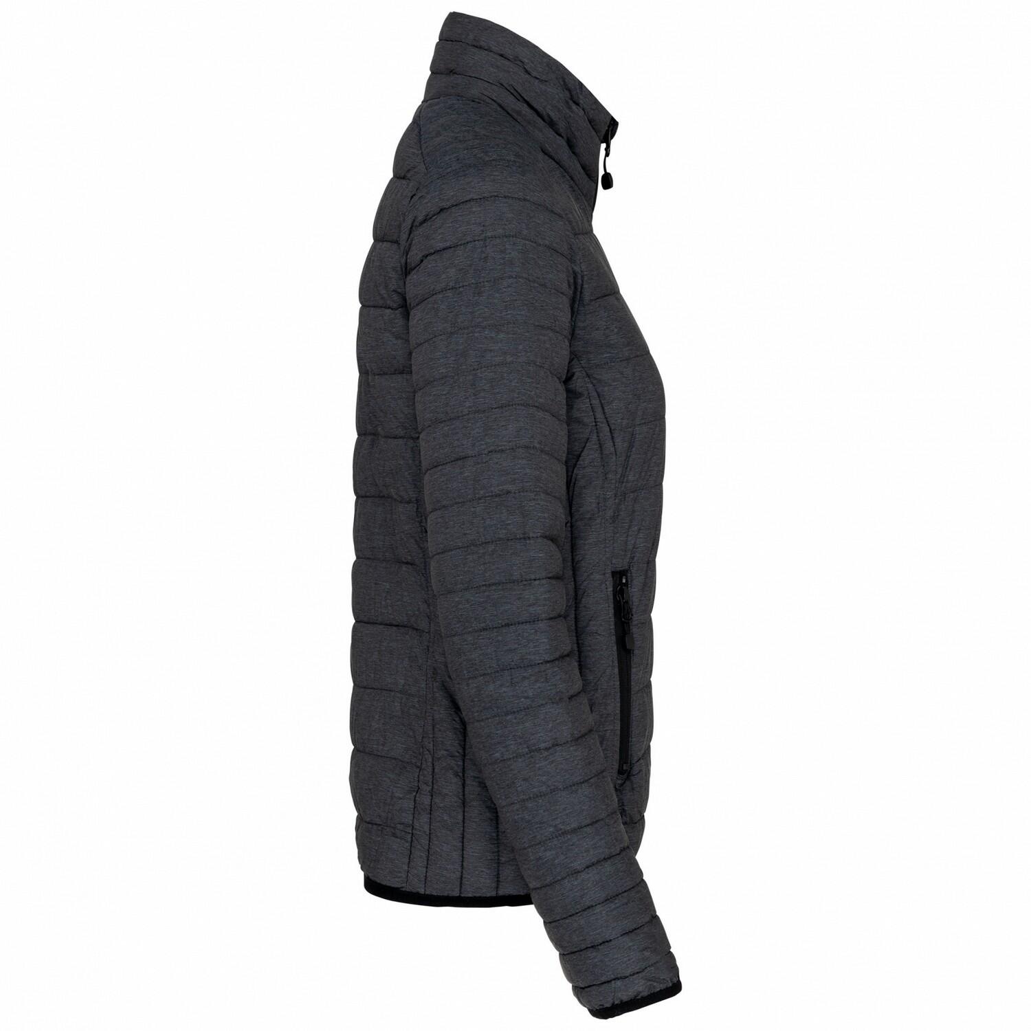 Steppjacke für Damen Dunkelgrau meliert 3/3