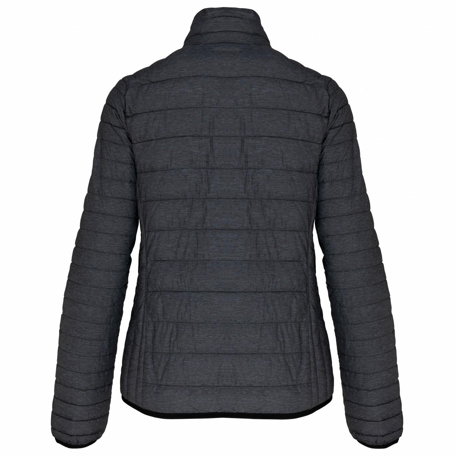 Steppjacke für Damen Dunkelgrau meliert 2/3