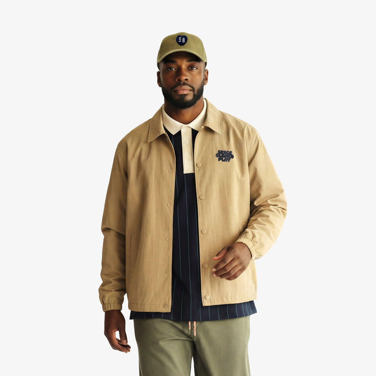 Parka Diego beige in cotone 2/7