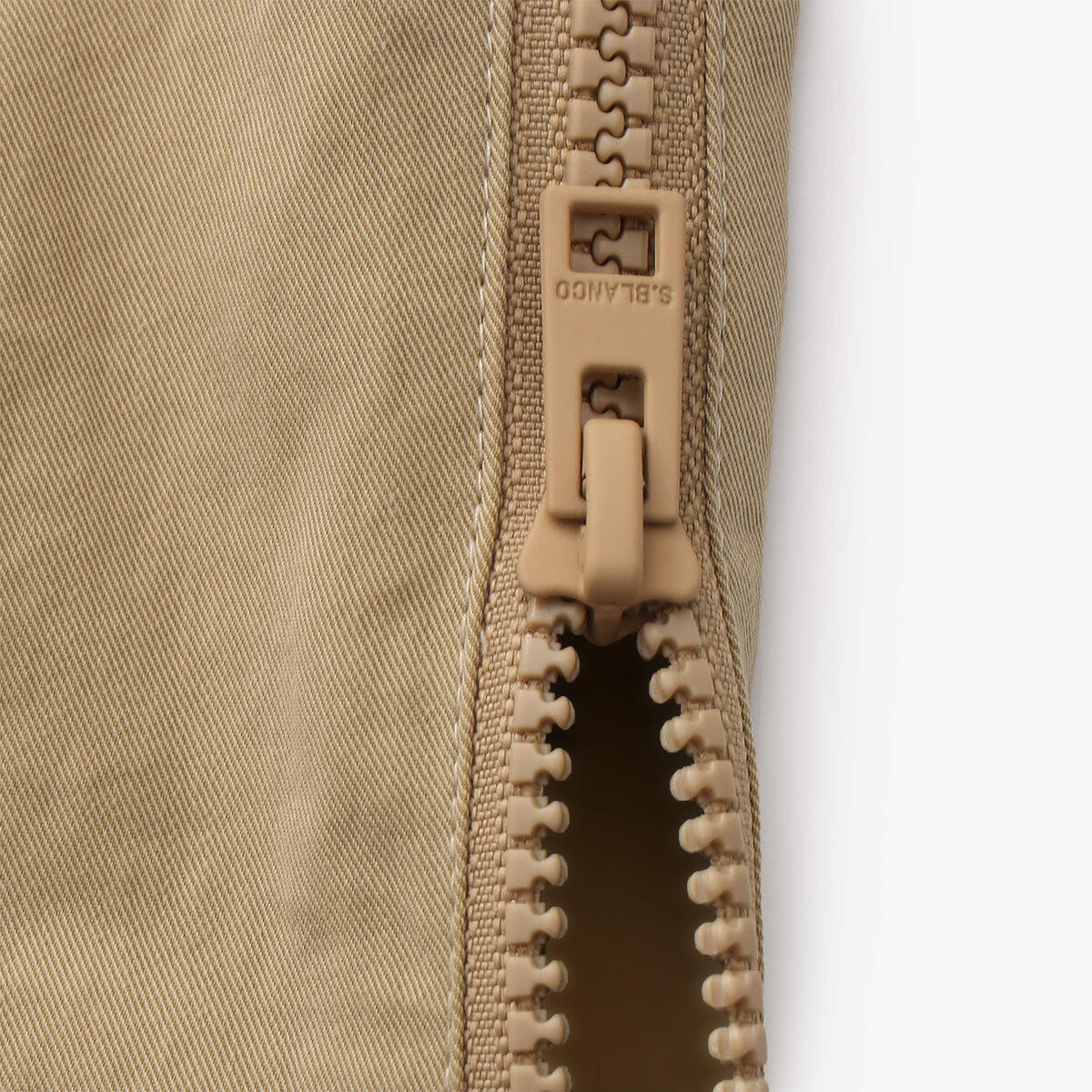 Parka Diego beige in cotone 7/7