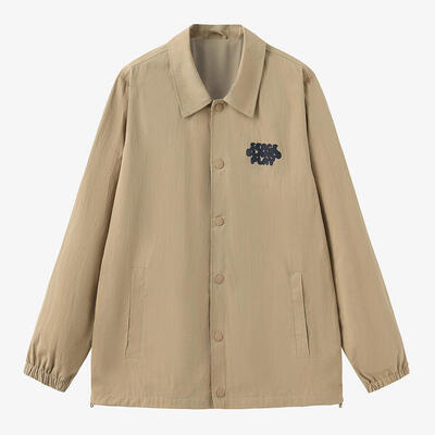 Beige katoenen parka diego