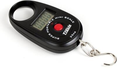 Mini bilancia pesca 25kg portatile