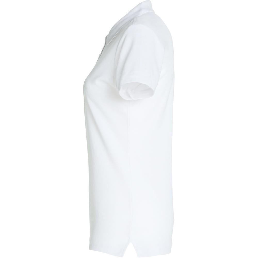 Poloshirt für Damen Weiß 3/4