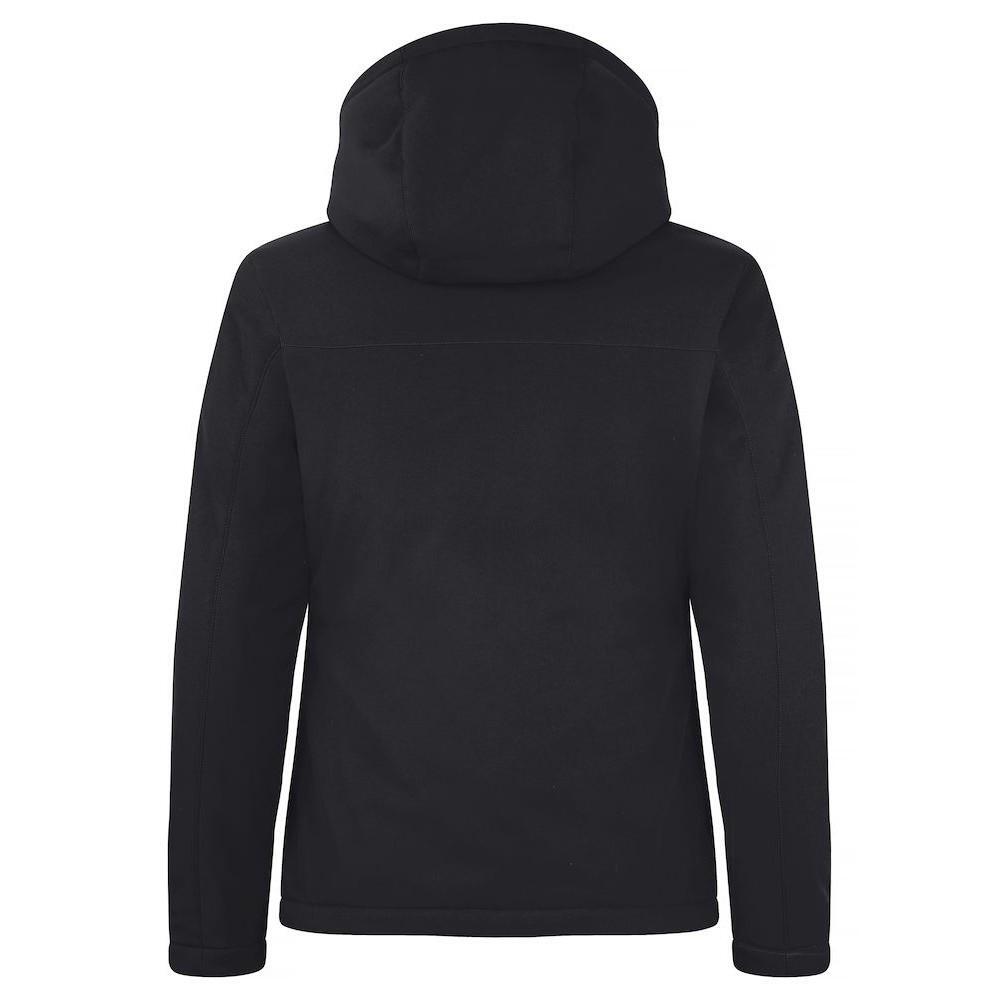 Womens/Ladies Padded Soft Shell Jacket (Black) 2/6