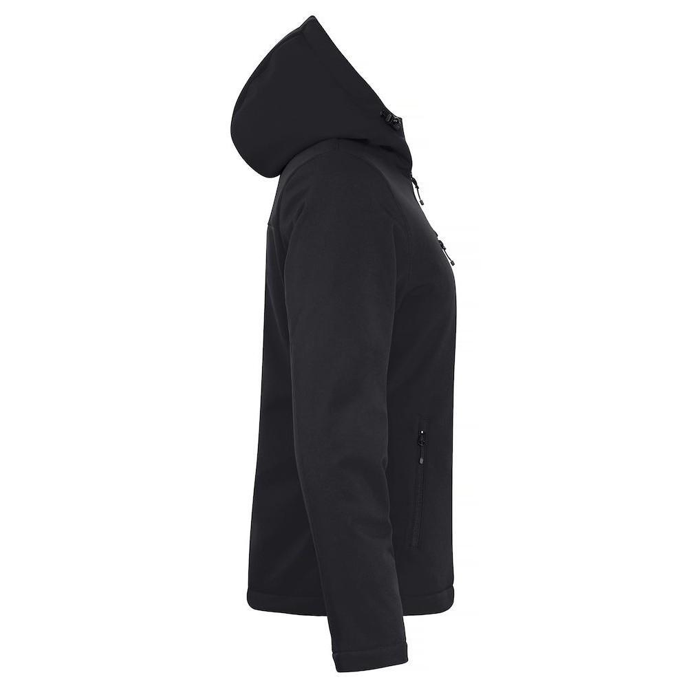 Womens/Ladies Padded Soft Shell Jacket (Black) 4/6