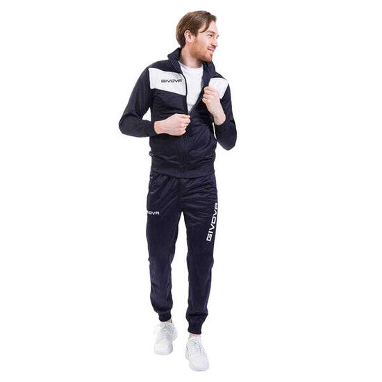 Ensemble De Survêtement TUTA VISA Homme (Blanc / Noir)