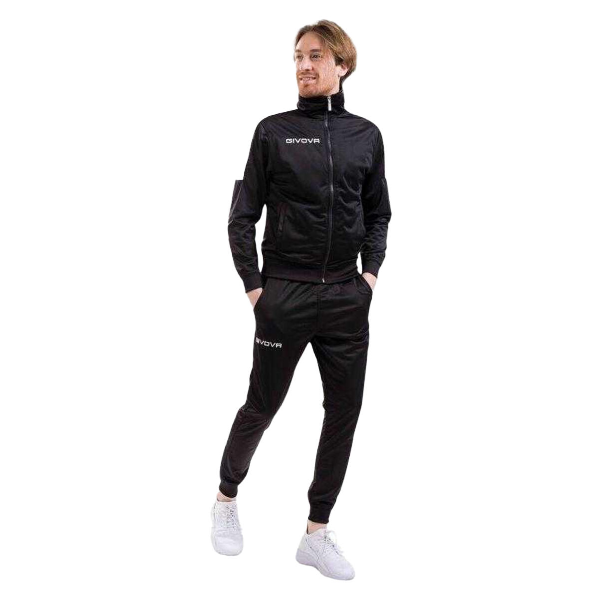 Heren Tuta Revolution Trainingspak (Zwart) 2/5