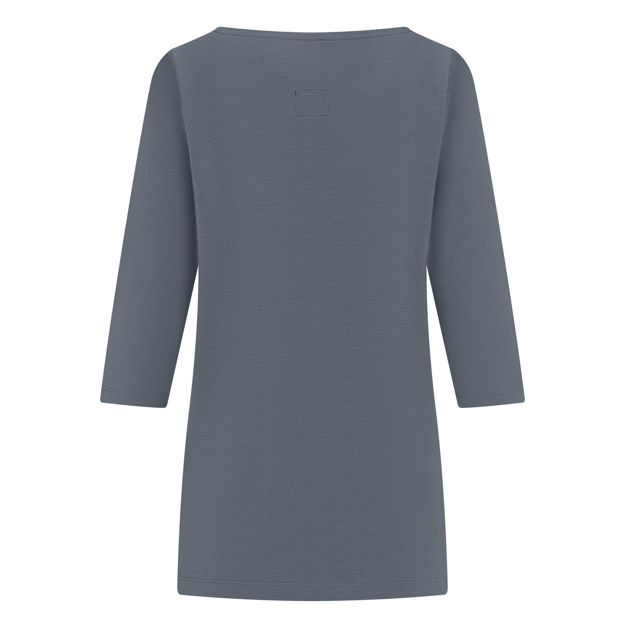 Camiseta Pevia para Mujer Tormenta Oscura Jaspeada 2/5