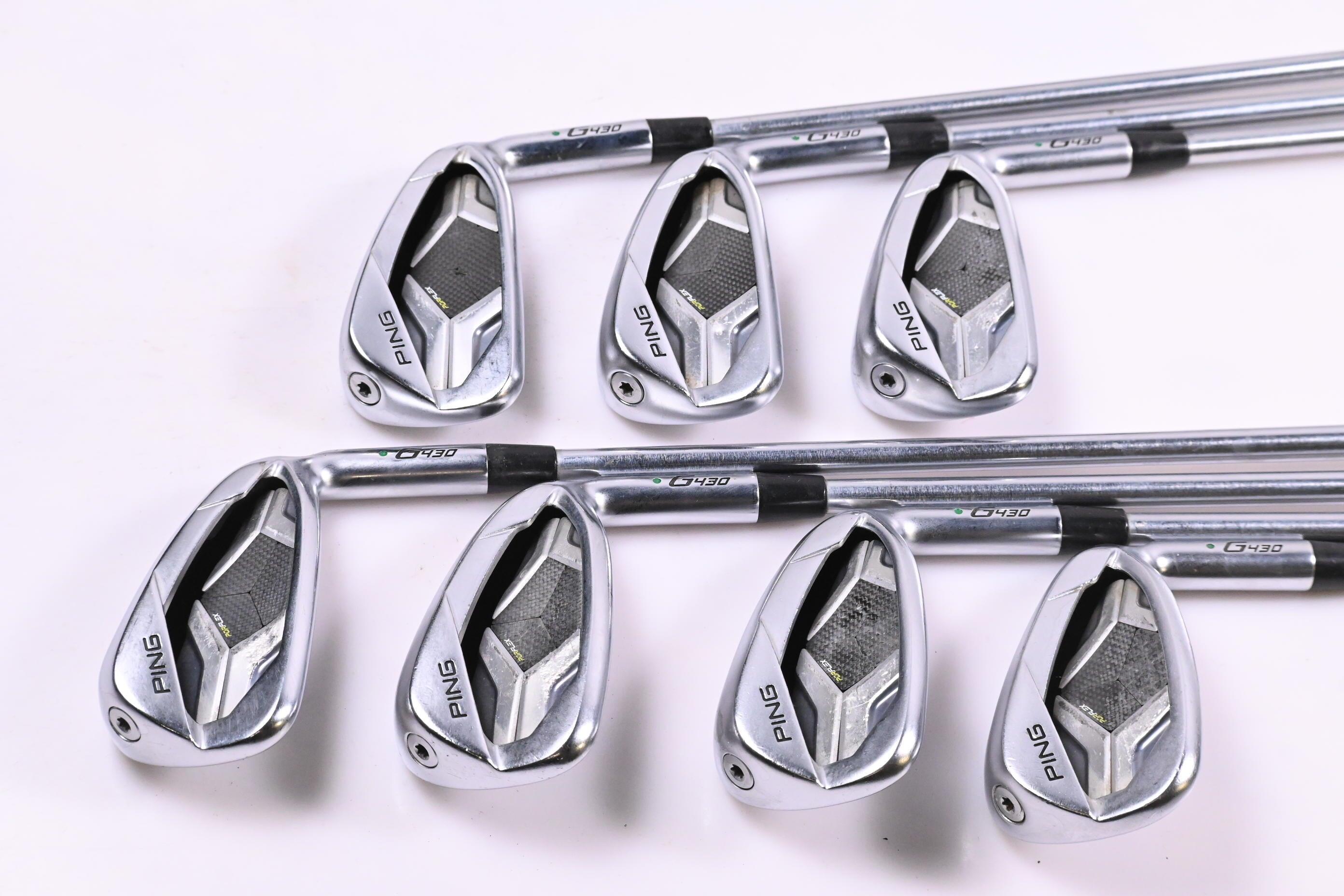 Ping G430 Irons / 4-PW / Green Dot / Regular Plus Flex Project X