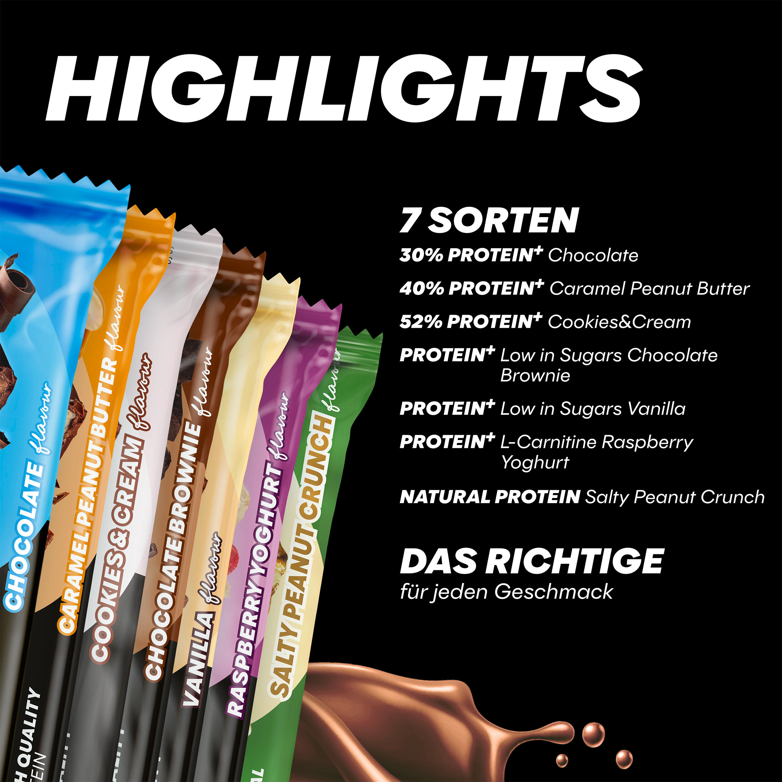 Protein Multiflavour Box - 14 Eiweißriegel MIXBOX 2/4