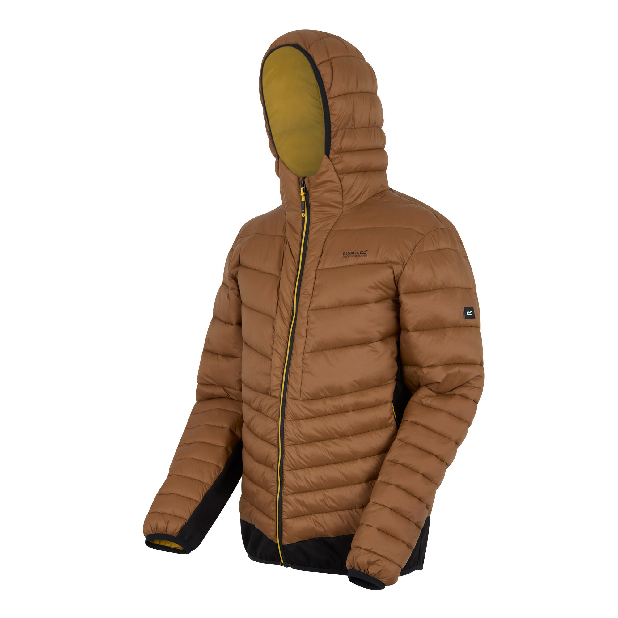 Veste Hybride LEEDRE Homme (Marron / Noir) 3/5