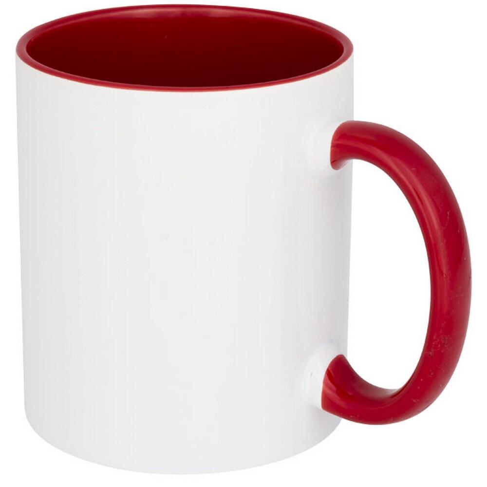 Pix Sublimation Colour Pop Ceramic Mug (Red)