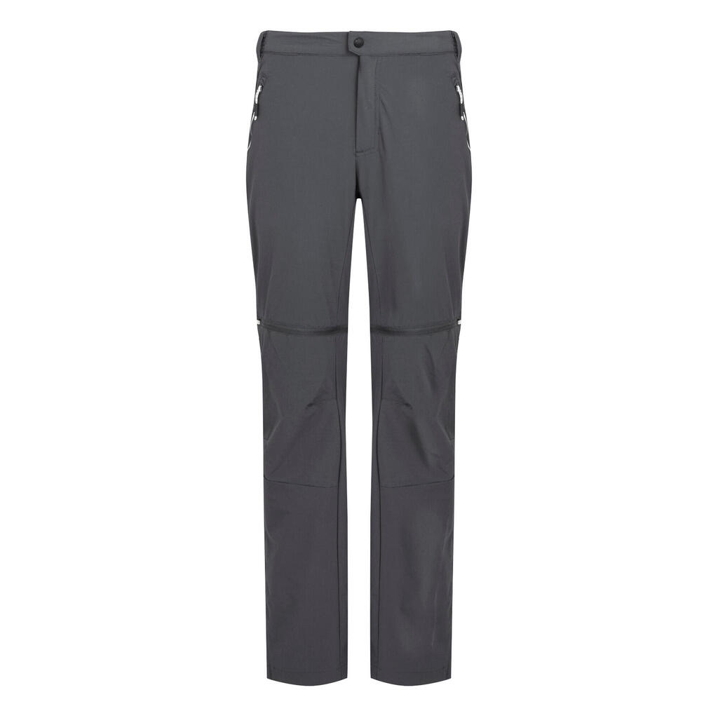 Mens Mountain ZipOff Trousers (Ash/Black)