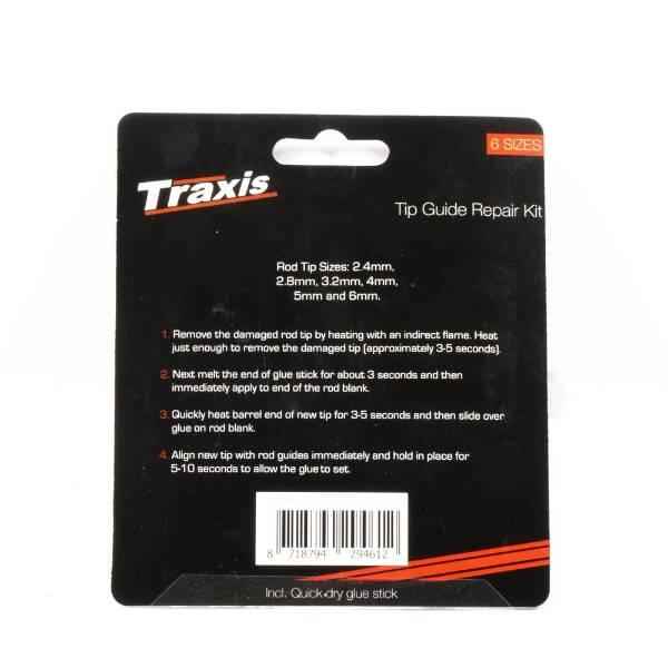 Kit réparation anneaux canne 6pcs avec colle 5/7
