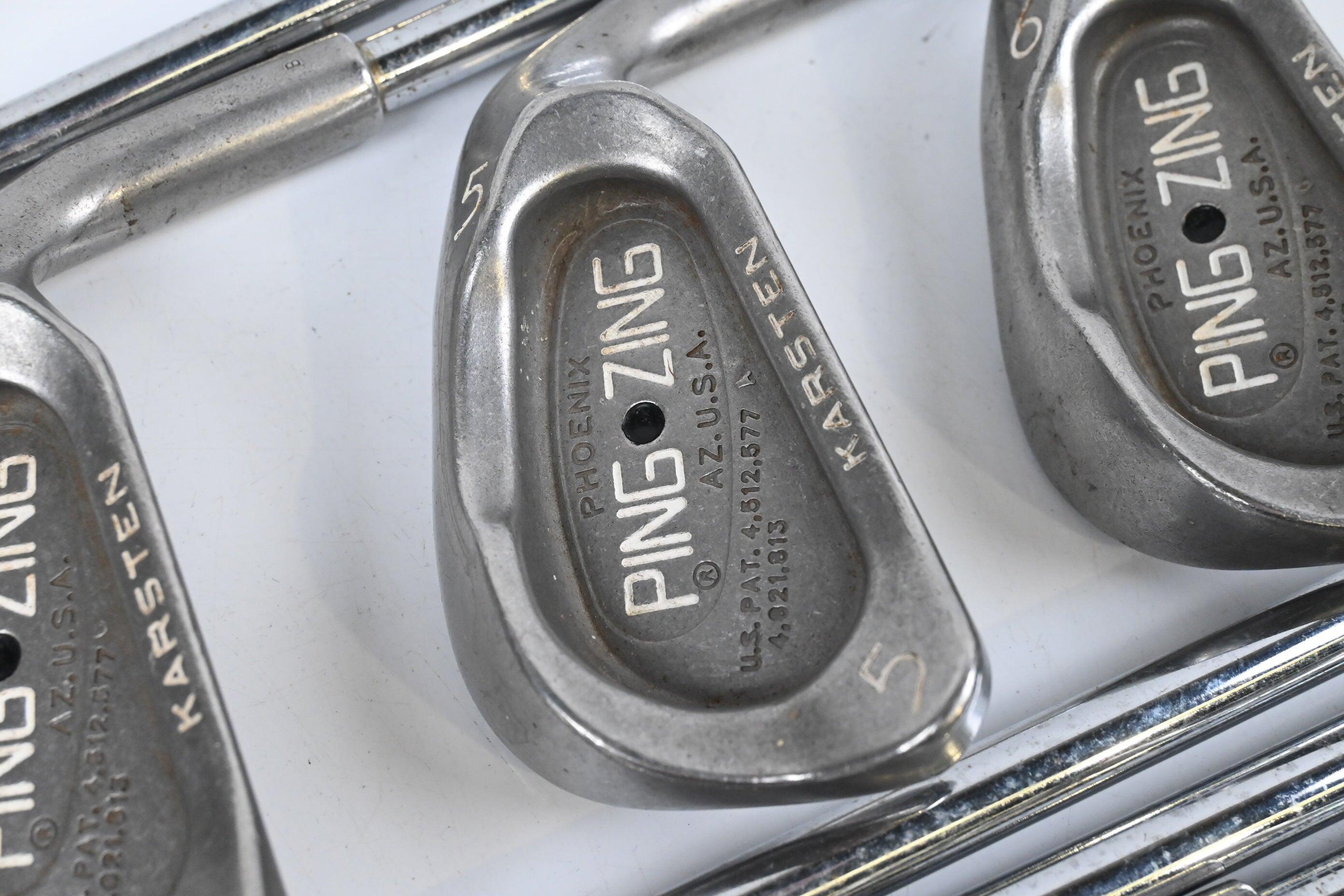 Ping Zing Irons / 3-PW+SW / Black Dot / Regular Flex Ping Karsten
